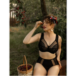 Бюстгальтер Sermija Honey мягкая чаша на каркасах (черный)