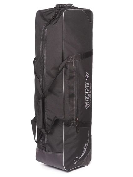 Сумка на 2-х колесах Sargan Печора черная 80 л для подводного охотника