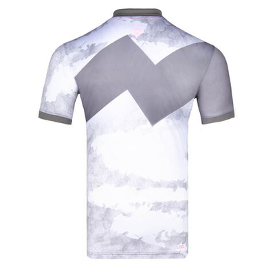 Мужское теннисное поло BIDI BADU Idir Tech Polo Men - White, Grey