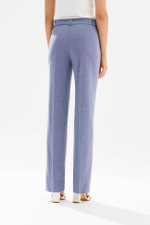 31238 Брюки женские (синий меланж)