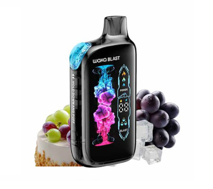 Waka Blast Grape candy + Ice mix - Виноградная конфета+Лёд микс 45000 затяжек 20мг Hard (2% Hard)