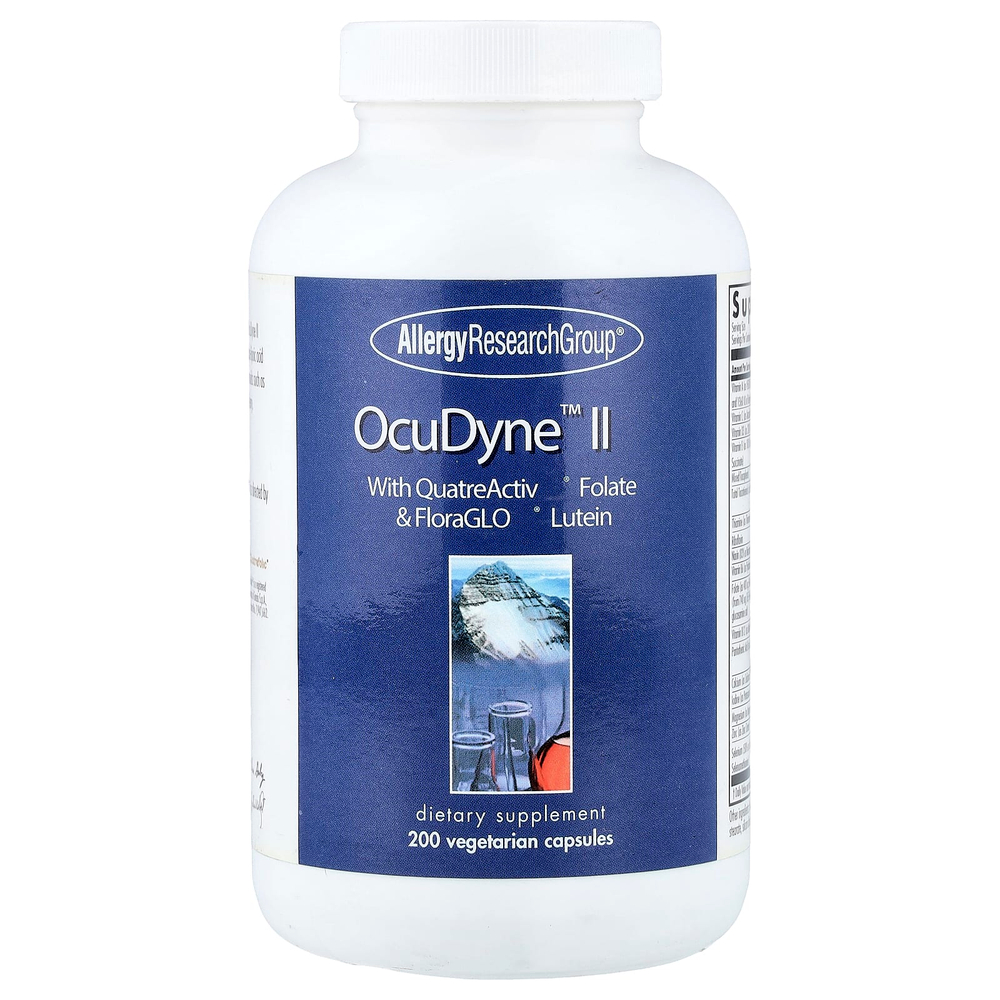 Allergy Research Group, OcuDyne™ II, 200 вегетарианских капсул