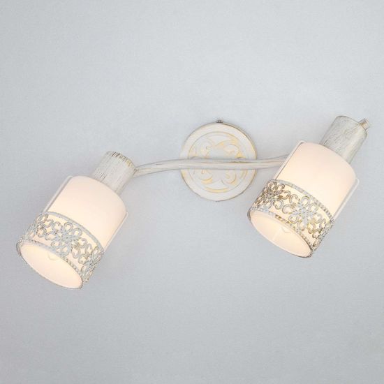 20025/2 / настенный светильник /   белый с золотом