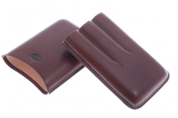 Чехол Jemar на 3 сигары, натуральная кожа