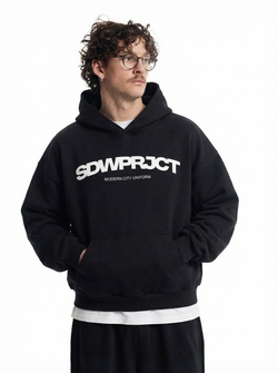 Худи "SDWPRJCT" в черном цвете