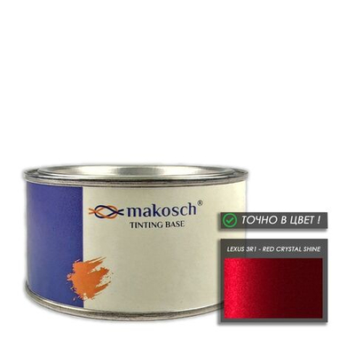 Автоэмаль makosch/LEXUS 3R1, Базовая эмаль, красный, перламутр, 200мл.