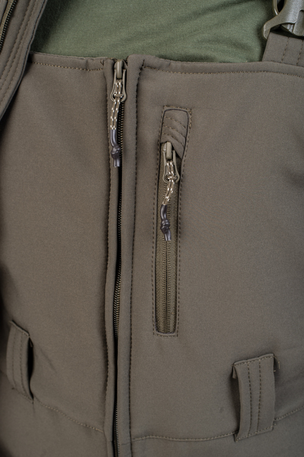 Костюм демисезонный Orion Active "Свелл" с полукомбинезоном (полофлис), Хаки