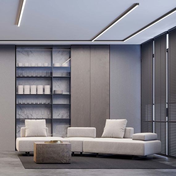 Профиль Arlight SL-Line-5050-LW-2000 Black 038451