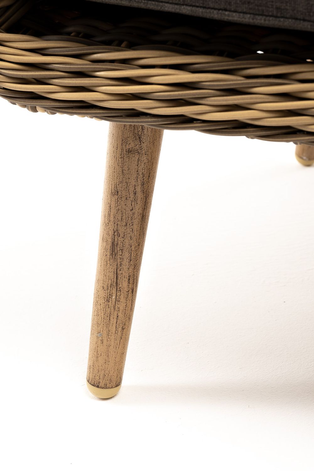 "Прованс" кресло из искусственного ротанга, цвет соломенный