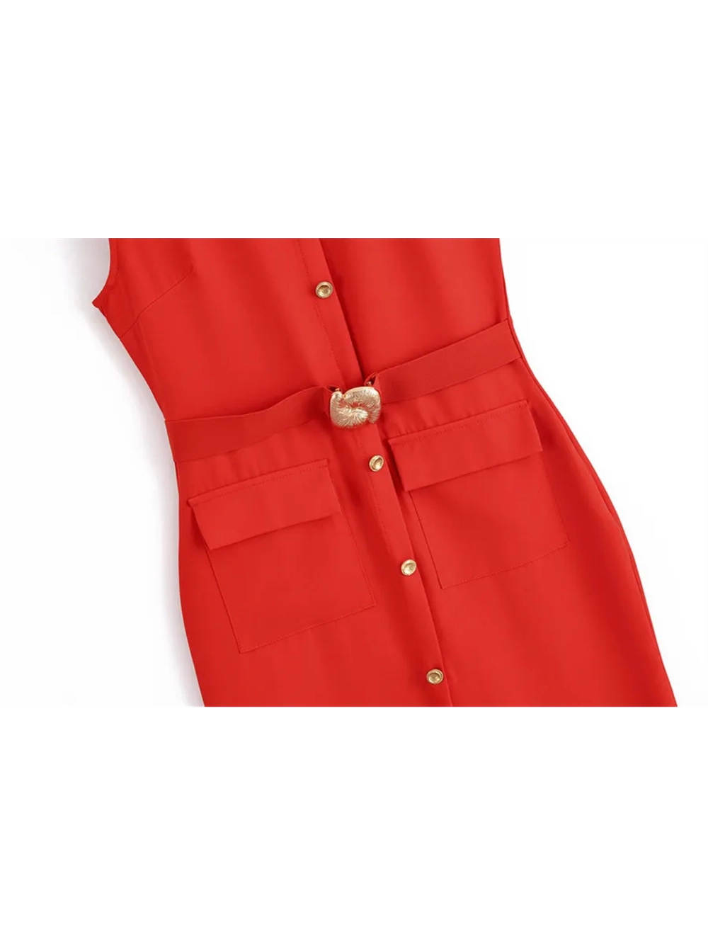 Платье миди с разрезом