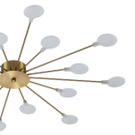 Потолочный светильник 16x3Вт G4,  металл/акрил, медь. К люстре подходят лампочки с цоколем G4 и максимальной мощностью 3Вт.Диаметр 10мм, высота до 65мм