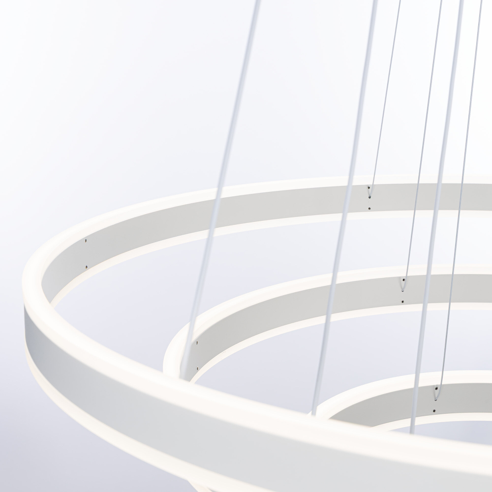 Citilux Дуэт CL719680 LED Люстра подвесная с пультом Белая