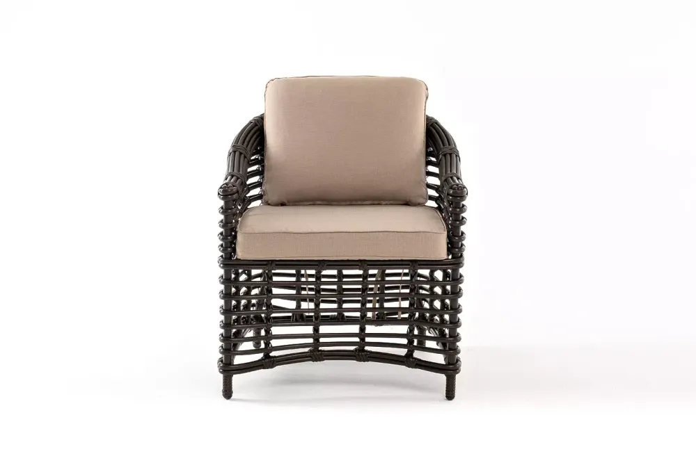 "Блисс" кресло из искусственного ротанга, цвет бронзовый