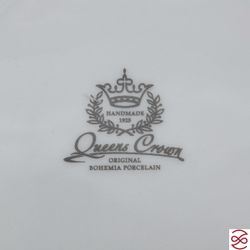 Набор глубоких тарелок Queen's Crown Aristokrat Лист бежевый 23 см (6 шт)