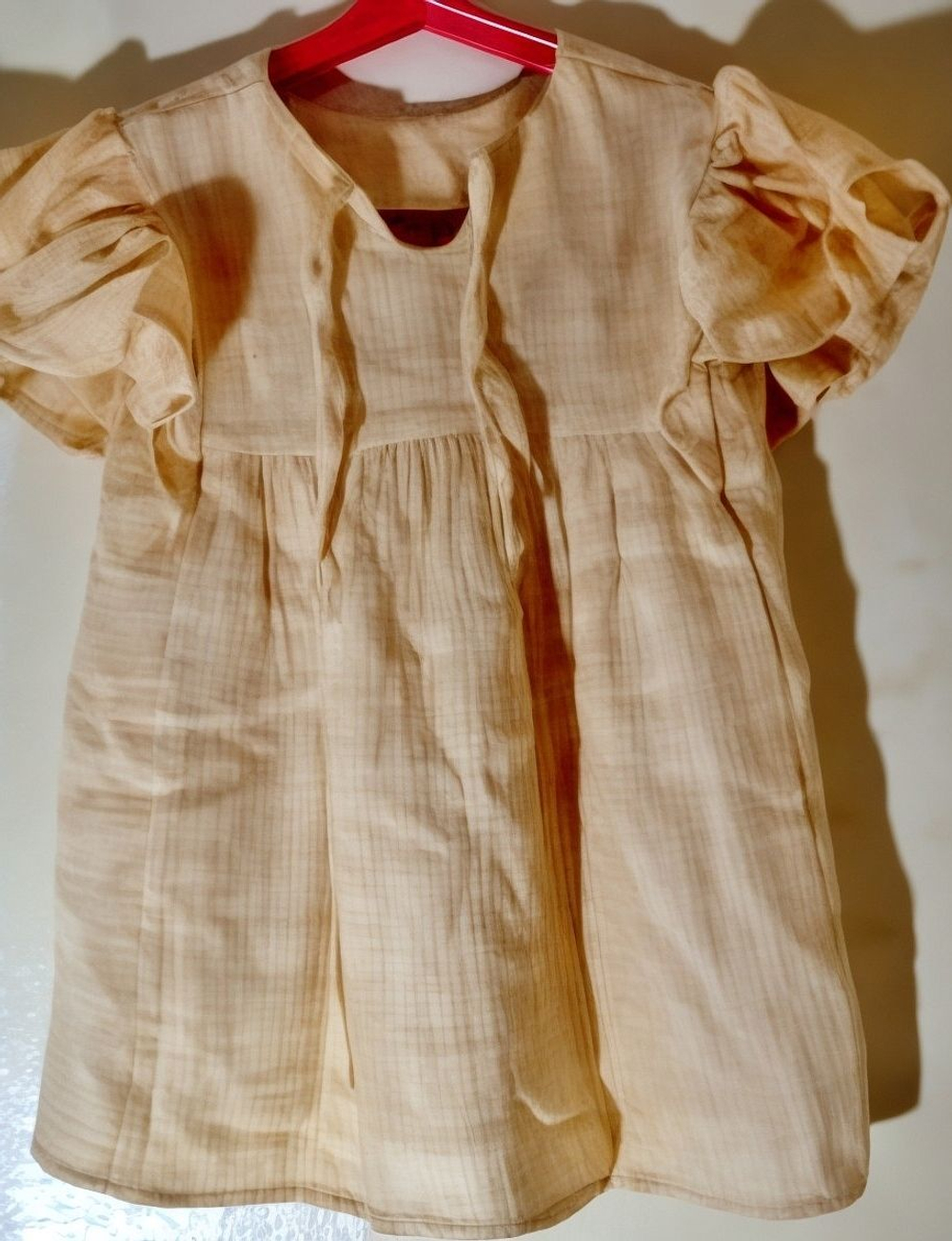 Детское платье, размер 30, цвет жёлтый