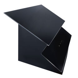 Вытяжка наклонная Ginzzu HKH-213 черное стекло 650м3/час, сенсорное управление, пульт