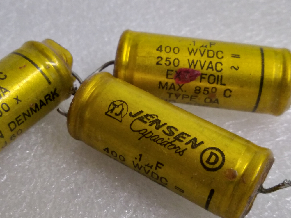 Jensen 0,25мкФ 400В купить на радиобарахолке