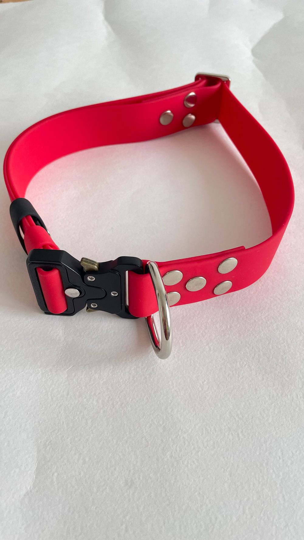 Ошеник для Алабая и крупных пород , БИОТАН , ширина 32 мм , фастекс кобра / красный 50-74