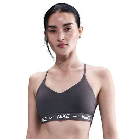 Теннисный бюстгальтер Nike Indy Light Support Padded Adjustable Sports - thumder grey