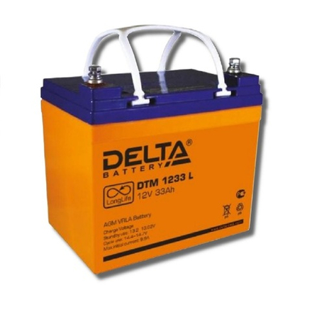 Аккумулятор Delta DTM 1233 L (12В 33А/ч)