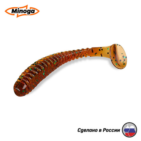 Силиконовая приманка "Minoga" ACTION 5,0"(5шт) 127мм, 7,7 гр, цвет 004