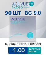 Однодневные контактные линзы Acuvue Oasys 1-Day (уп. 90 линз)