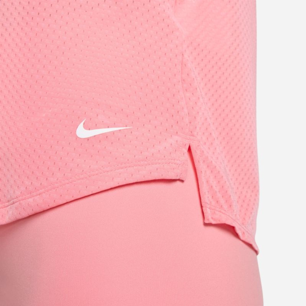 Женский топ теннисный Nike Dri-FIT One Breathe Tank - coral chalk/white