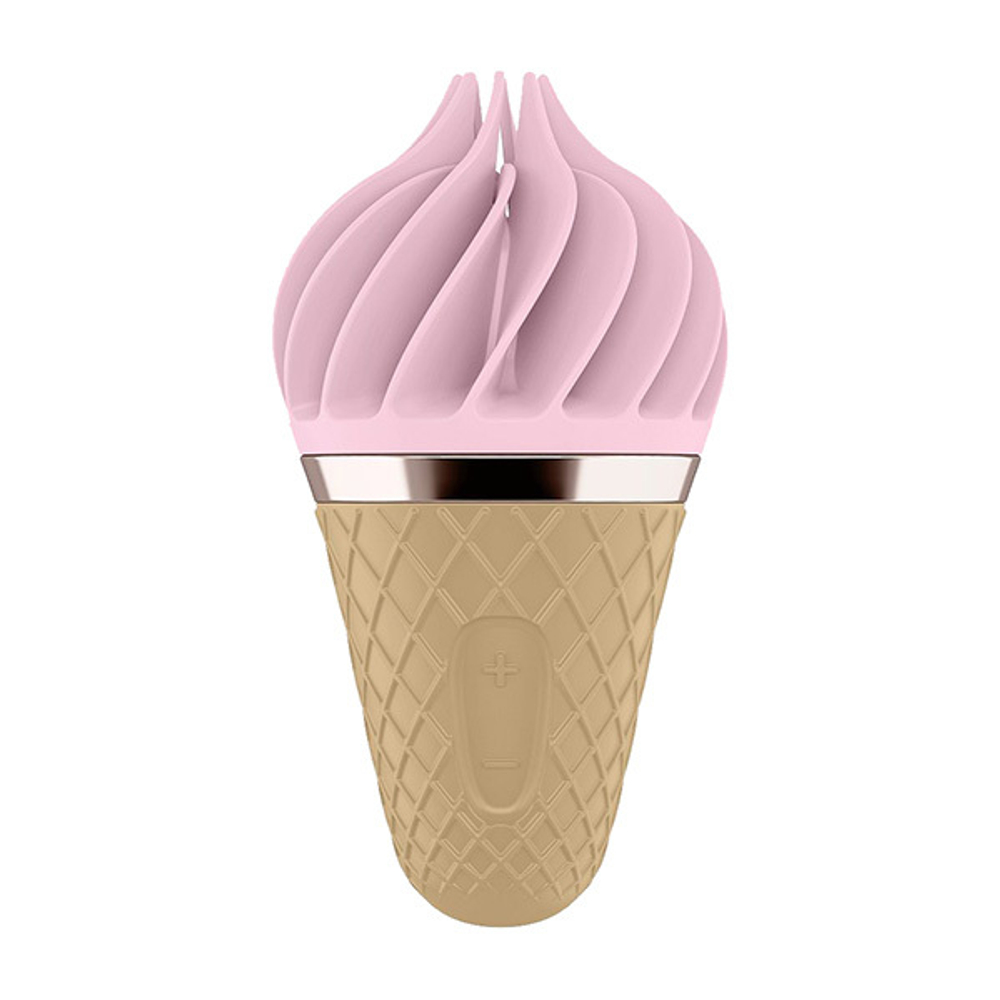 Розовый вибратор-спиннер Satisfyer Sweet Treat