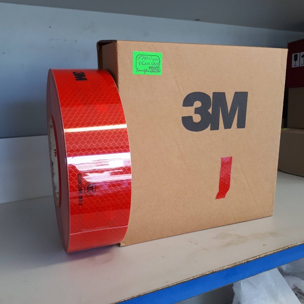 Лента (красная) для контурной маркировки 3М ™ жестких бортов: Красная (1.2кг, 19.5х19.5х6см)