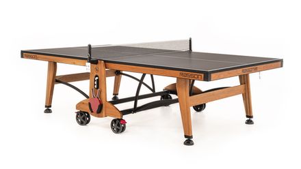 Теннисный стол складной для помещений "RASSON PREMIUM T03 Indoor" (натуральная вишня) с сеткой