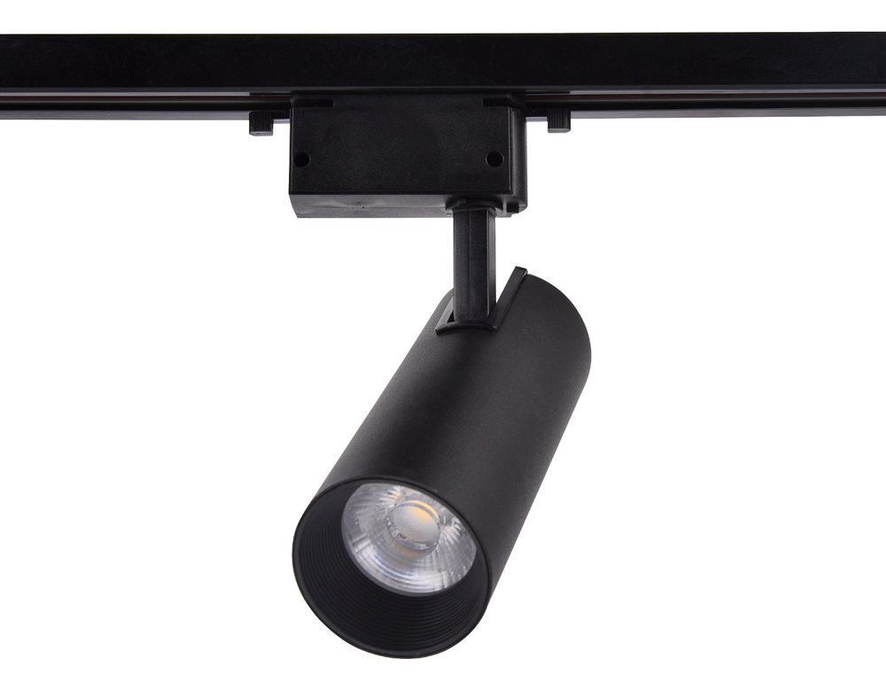 Трековый однофазный светодиодный светильник GL5860 BK черный LED 30W 4200K 24°
