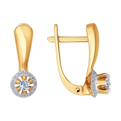 Серьги Au 585 (1020953 №16 48)