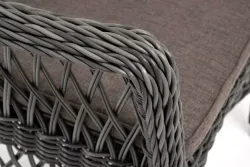 "Сицилия" плетеный стул из искусственного ротанга, цвет графит