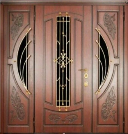 Двустворчатая входная дверь Скиф ( Любой размер )