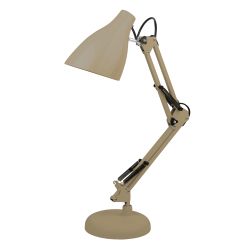 Настольный светильник ЭРА N-123-Е27-40W-BG бежевый