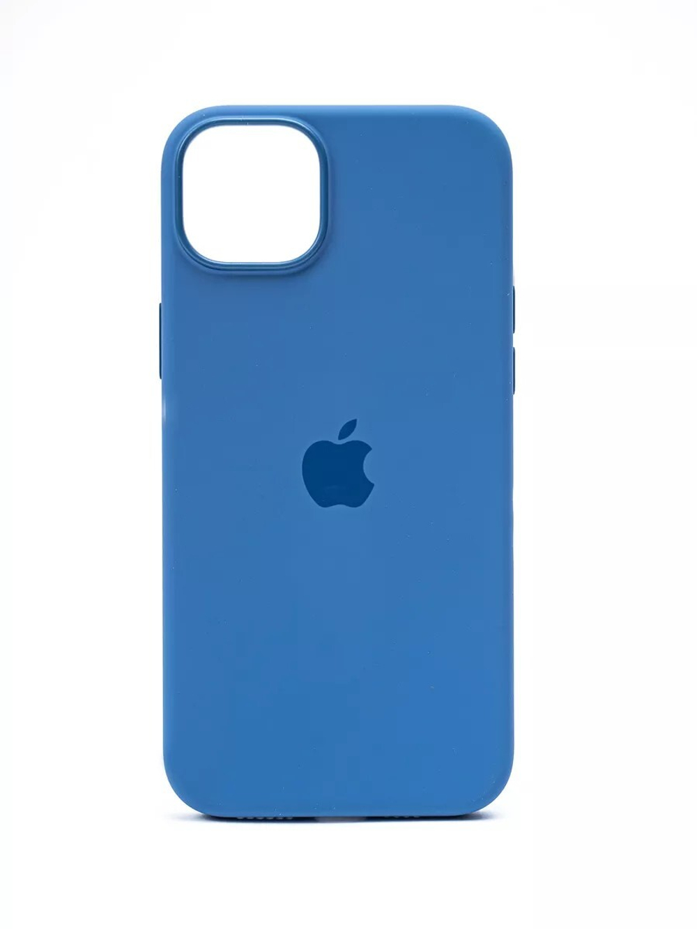 Силиконовый чехол Silicone Case iPhone 15 Plus, c MagSafe, Голубой