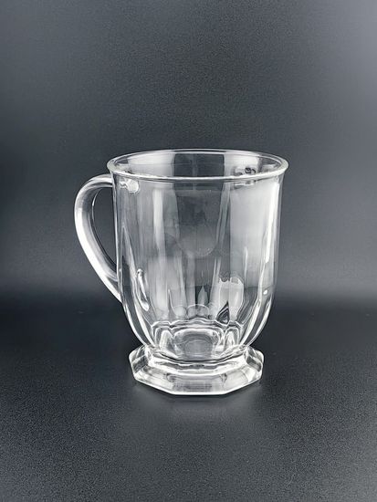 Набор кружек 700 мл. 2 шт. на ножке, стекло