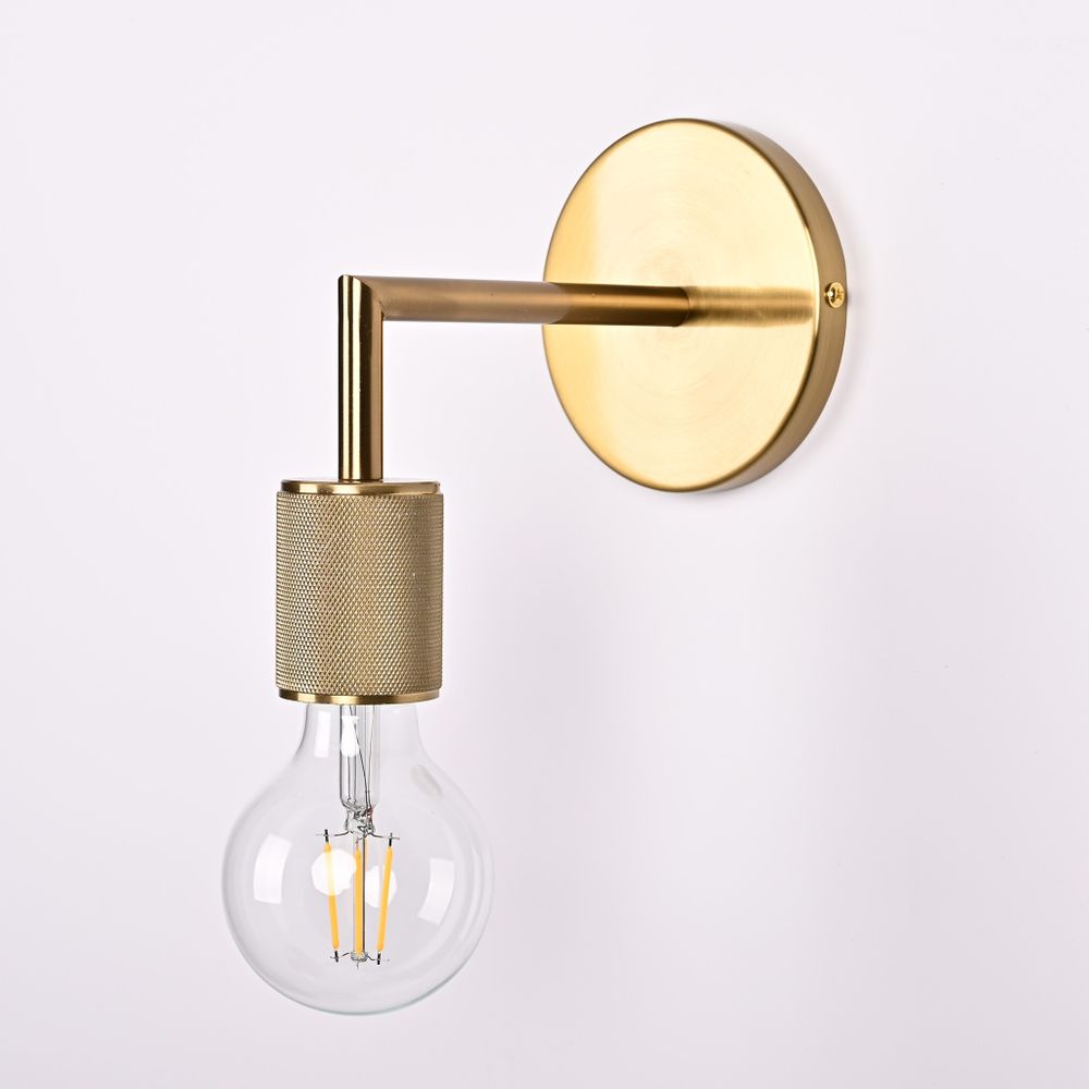 Бра Rh Utilitaire Single Sconce Brass By Imperiumloft