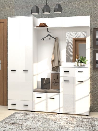 белый / белый глянец