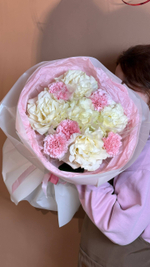 Букет "Барби", роза французская и диантусы