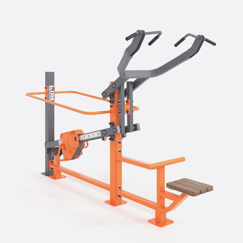 Уличный тренажер Гребная тяга с изменяемой нагрузкой