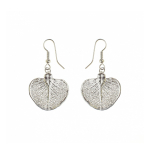 Серьги Ester Bijoux Денежный Лист LF93C-S BW