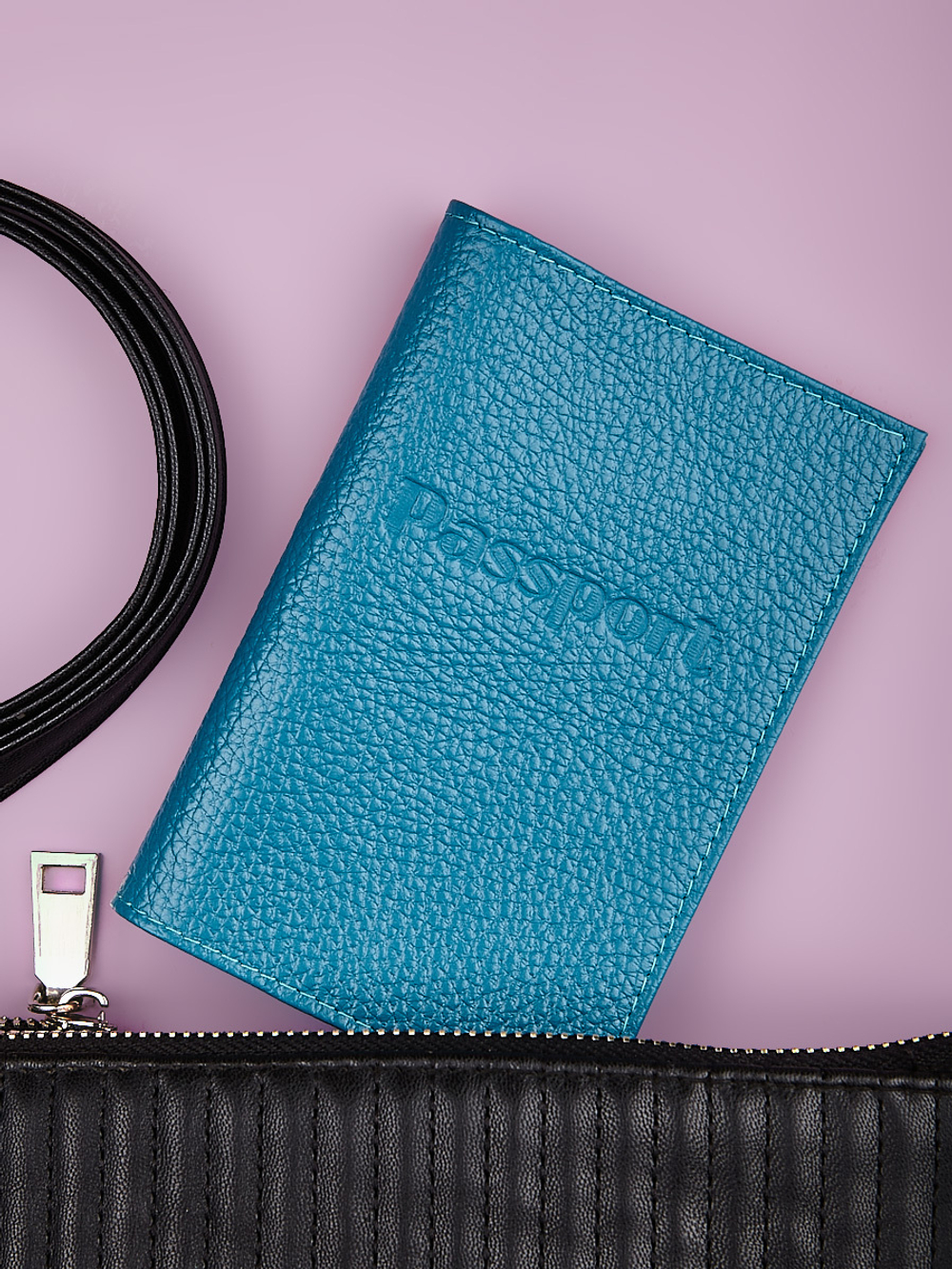 Обложка на паспорт кожаная