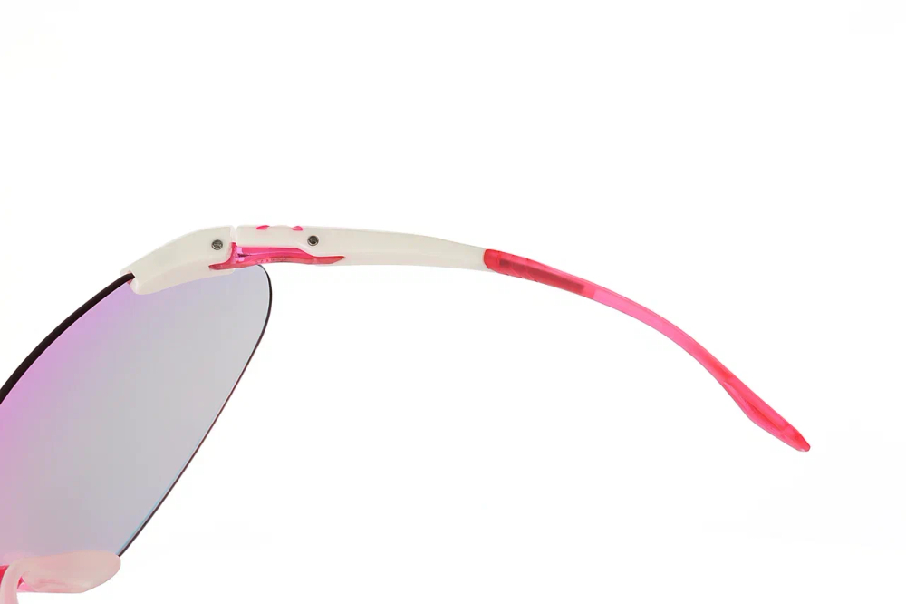Спортивные очки с диоптриями HILX Domain Shiny White / Photochromic Red Mirror Lens