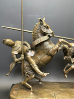 Скульптурная композиция «Бой герцога Кларенса и рыцаря Фонтена»