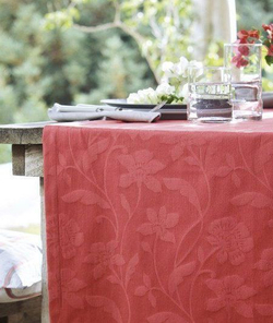 Дорожка на стол Proflax Fleur 50х160 малиновая
