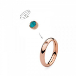 Шарм Qudo London Blue Zircon 617281 BL/RG