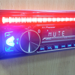 Автомагнитола AS.Pioneer 5301 Music Lamp (BT/пульт/2USB)