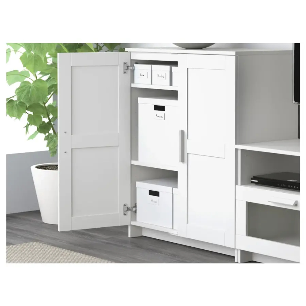 Шкаф с 2 дверями - IKEA BRIMNES, 78х95 см, белый, БРИМНЕС ИКЕА