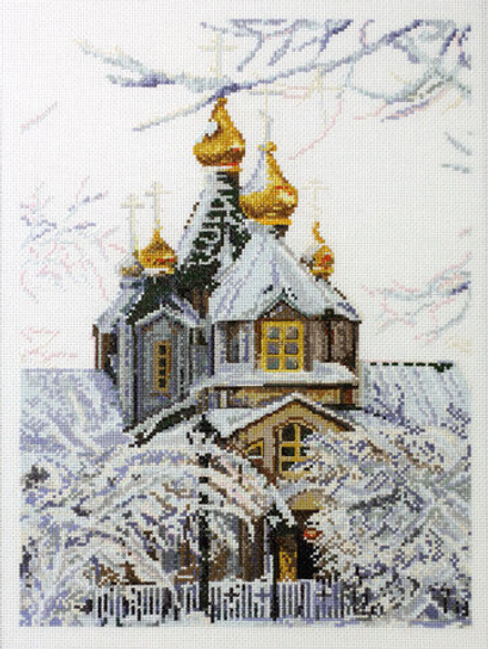 Набор для вышивания "Крещенское Утро" 27 х 38 см (Россия)